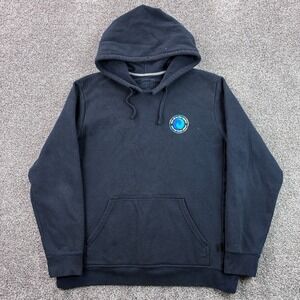 Patagonia Uprisal Hoodie Mens Large‎ Blue Circle Logo Sweatshirt Save Our Planet